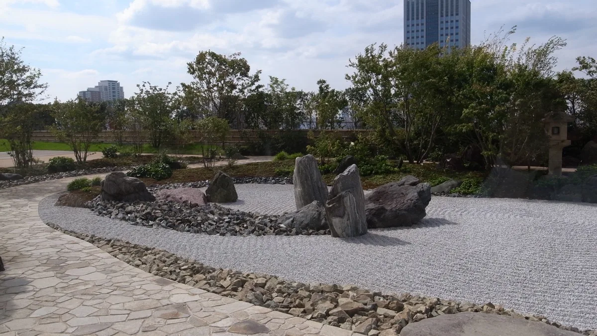 Japanese garden at The St. Regis Osaka