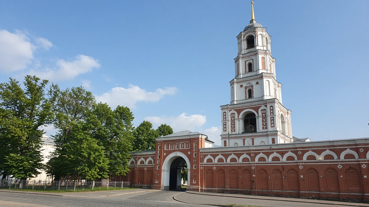 Yaroslavl Museum-Reserve («Kremlin») Yaroslavl Museum-Reserve — tourist phone photo of the former monastery walls